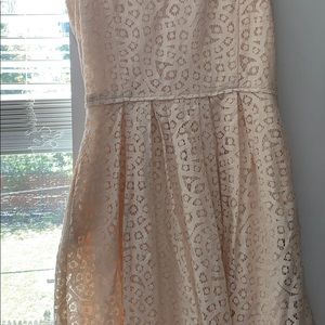 J Crew Lace Appliqué Dress With Pockets